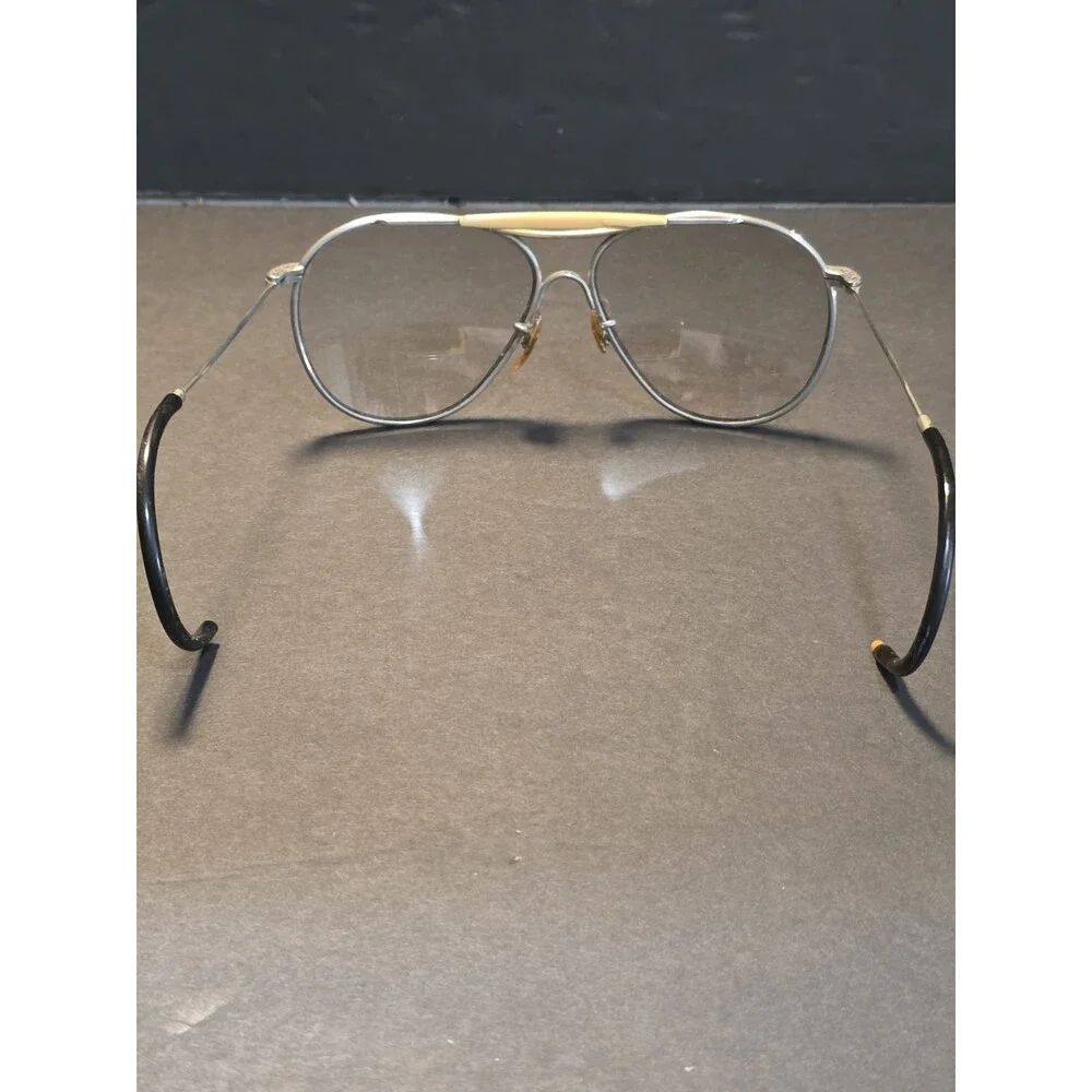 True Vintage AO American Optical Pilot Aviator Eyeglass Frame Wire Comfort Cable